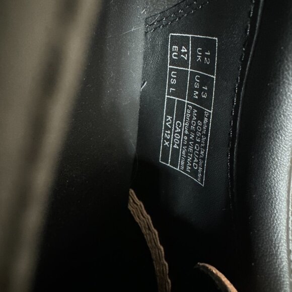 NEW Dr Martens 8053 Leather Platform Casual Shoe Boots Pink Lace Up Ankle EU 47 - Picture 7 of 10